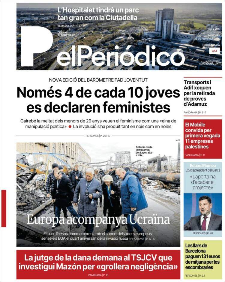 'El Periódico', 25 de febrero de 2026