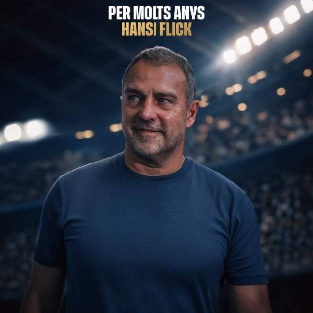 El Barça felicita Hansi Flick / Instagram
