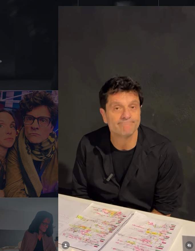 Joel Joan con el texto de Vània, Instagran Joel Joan con el texto de Vània, Instagran