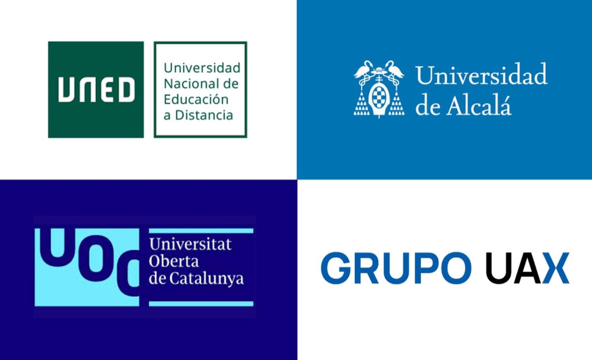 UNED, UOC, Grupo UAX y UAH destacan en el impulso de la Formación Online desde la excelencia