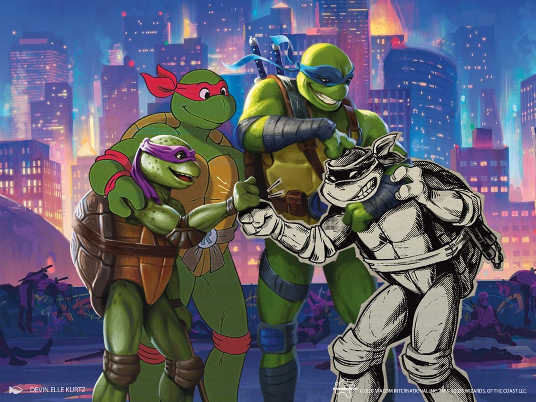 Las Tortugas Ninja irrumpen en Magic: The Gathering: nostalgia, estrategia y una buena dosis de pizza