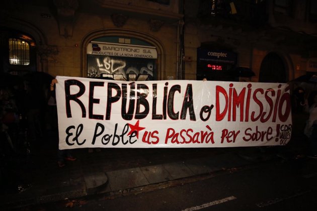 ELNACIONAL Protesta CDR sede PDeCAT Sergi Alcàzar
