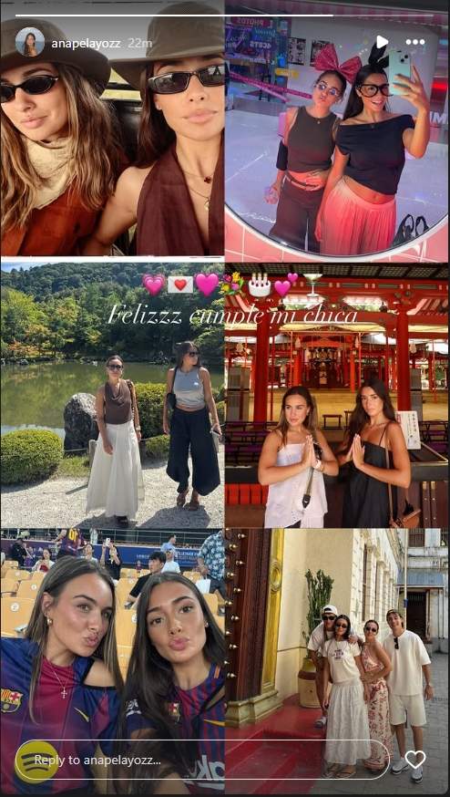 La felicitación de Ana Pelayo a Aurora Páez, su cuñada / Instagram