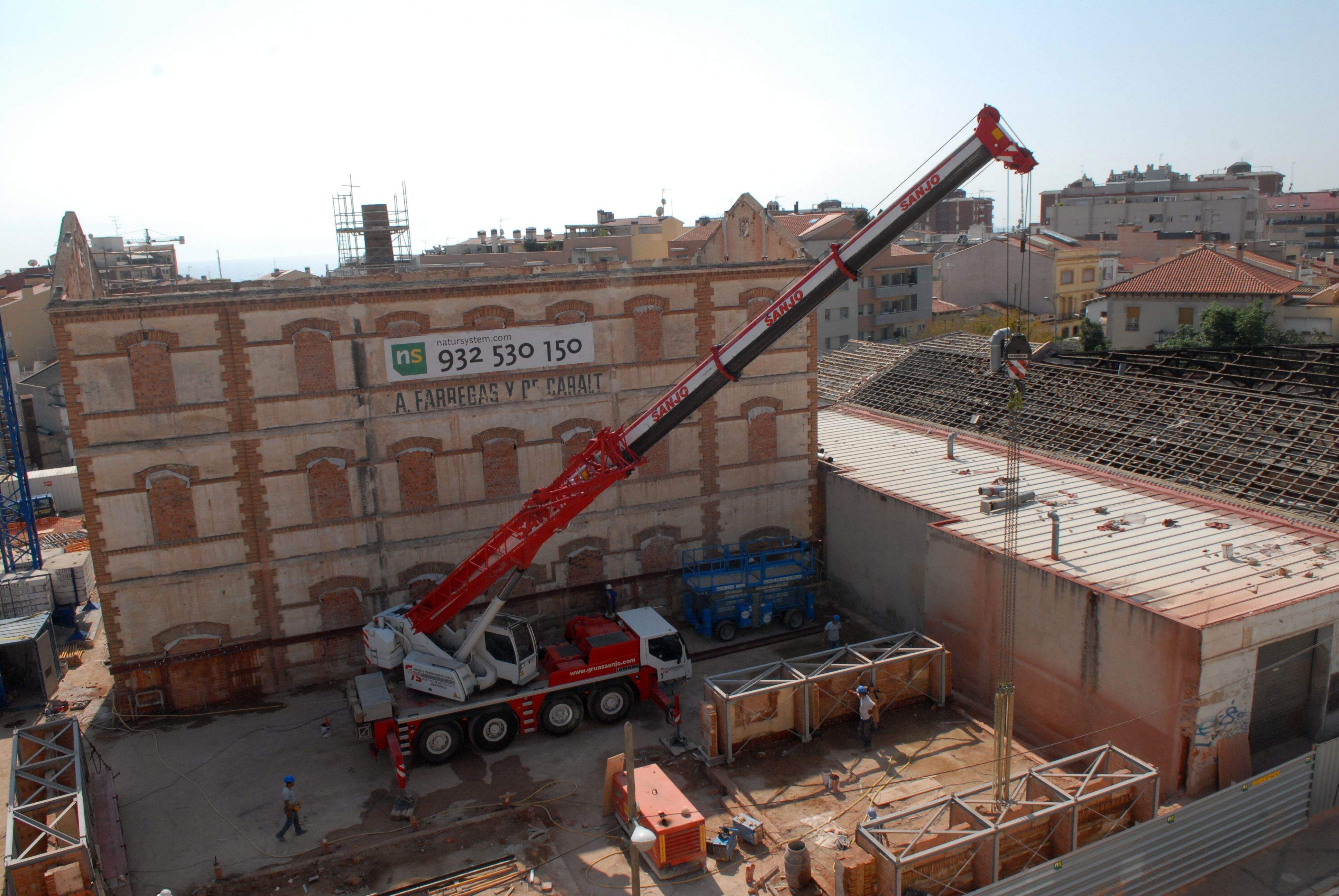 Desmuntatge de la fàbrica l'any 2009 R. Gallofré