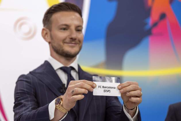 Ivan Rakitic Barça sorteo Champions League / Foto: EFE Ivan Rakitic Barça sorteo Champions League / Foto: EFE