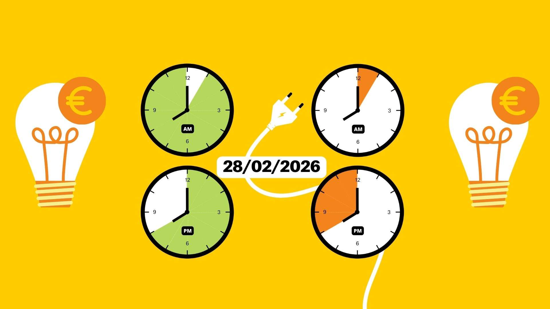 Precio de la luz de hoy, sábado 28 de febrero, por horas: ¿cuándo es más barato poner la lavadora?