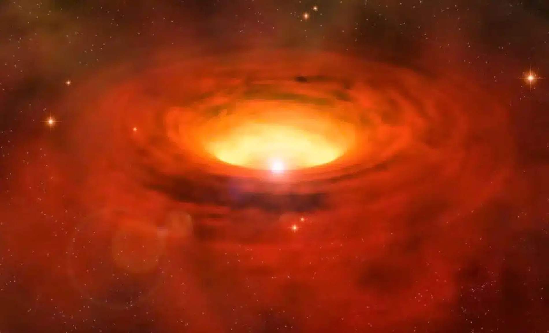 Esta estrella es 1.540 veces más grande que el Sol y podría convertirse en un agujero negro que lo devore todo