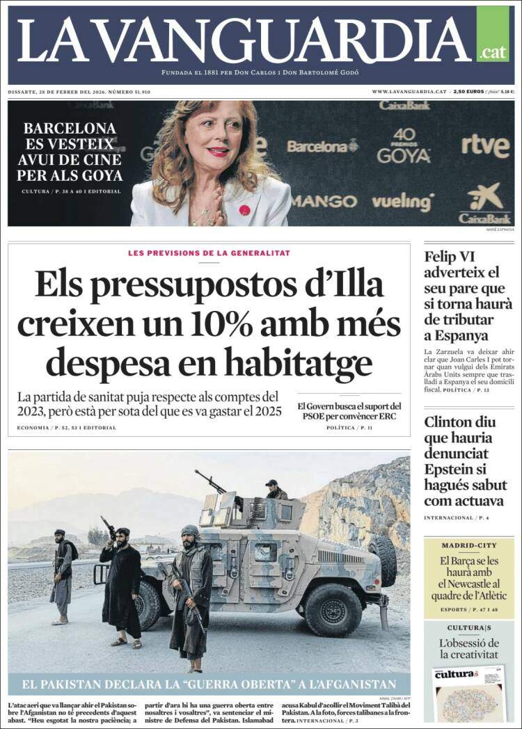 'La Vanguardia' 28 'La Vanguardia' 28