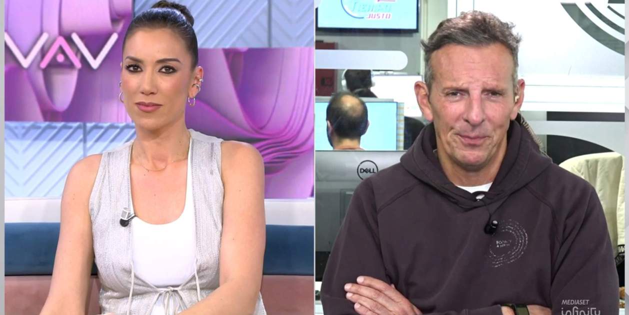 Las caras durante la intervención de Joaquín Prat / Mediaset Infinity Las caras durante la intervención de Joaquín Prat / Mediaset Infinity