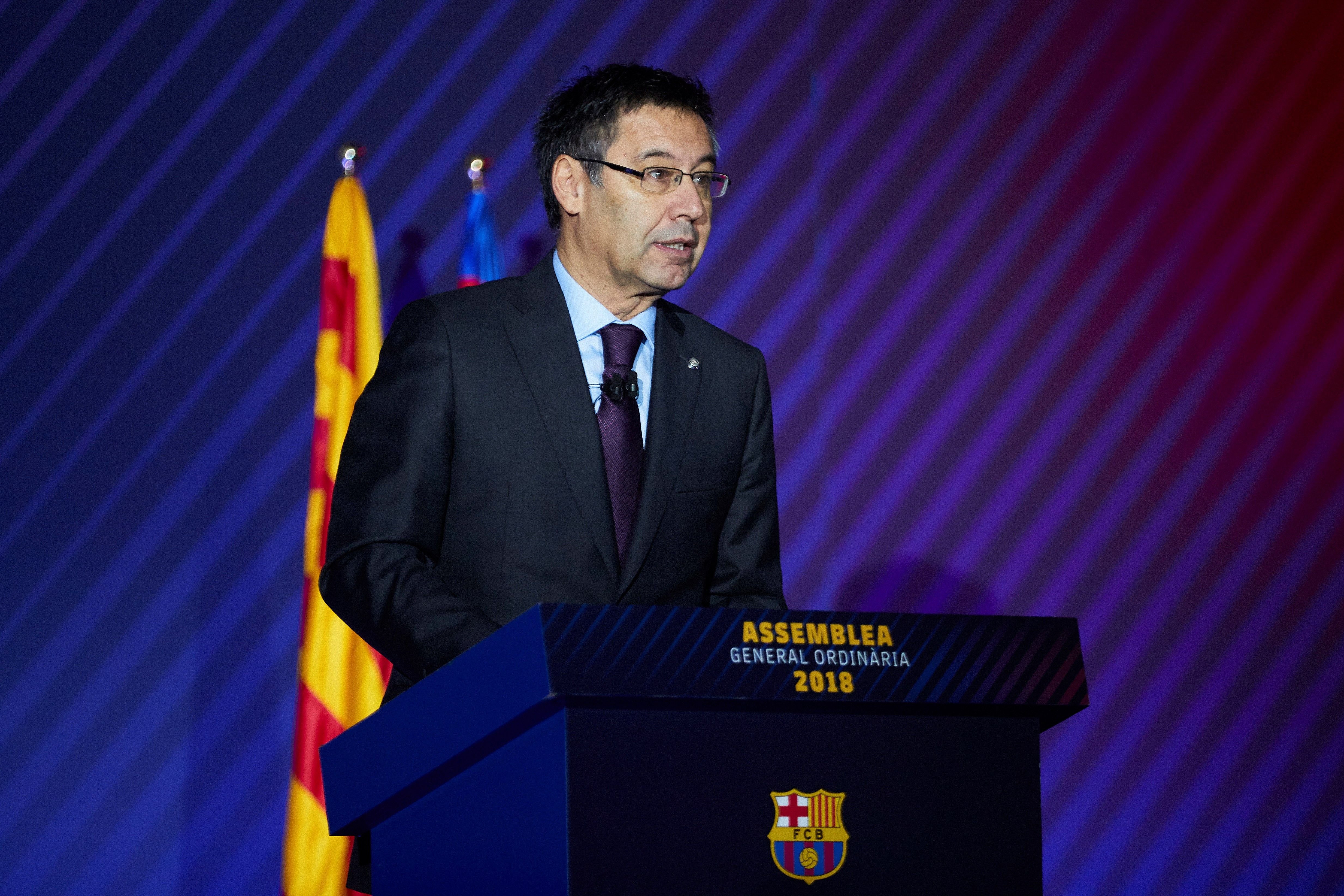 Bartomeu defensa la llibertat d'expressió al Camp Nou