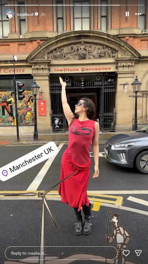 Rosalía por Manchester / Instagram Rosalía por Manchester / Instagram