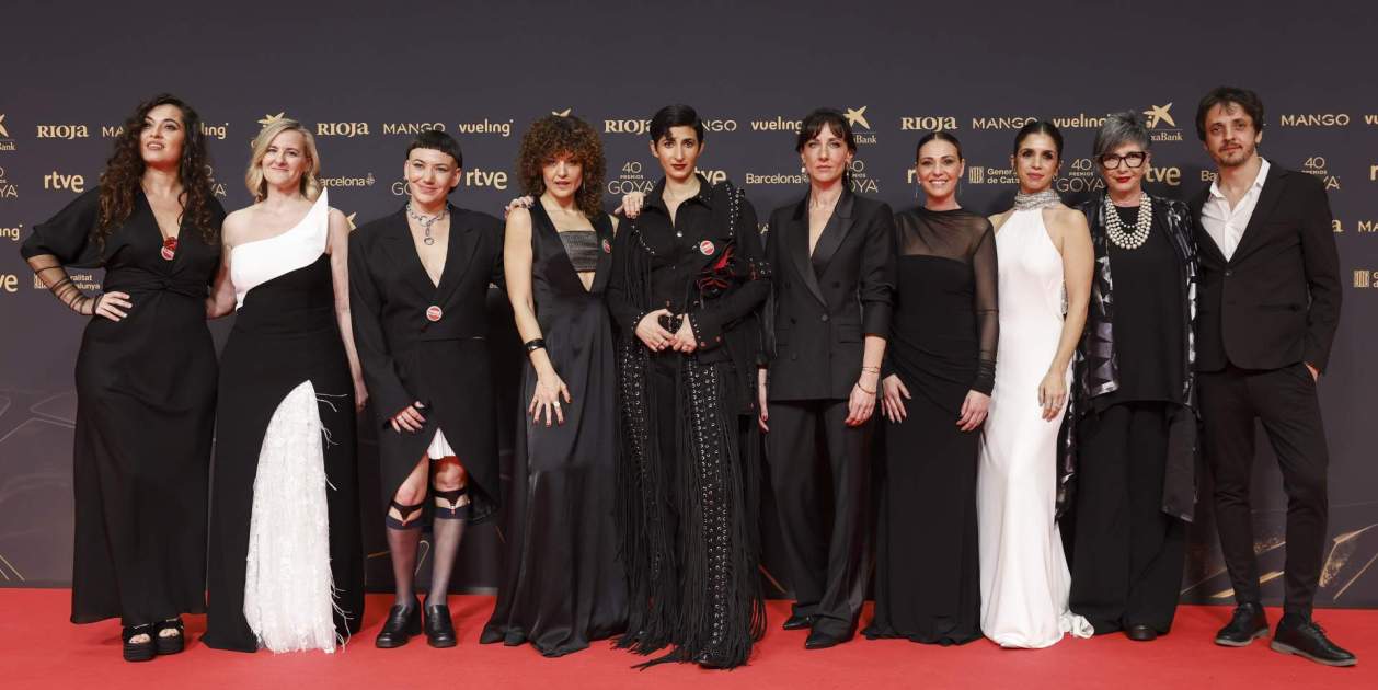 L'equip de 'Flores para Antonio' als Goya 2026 / Gtres