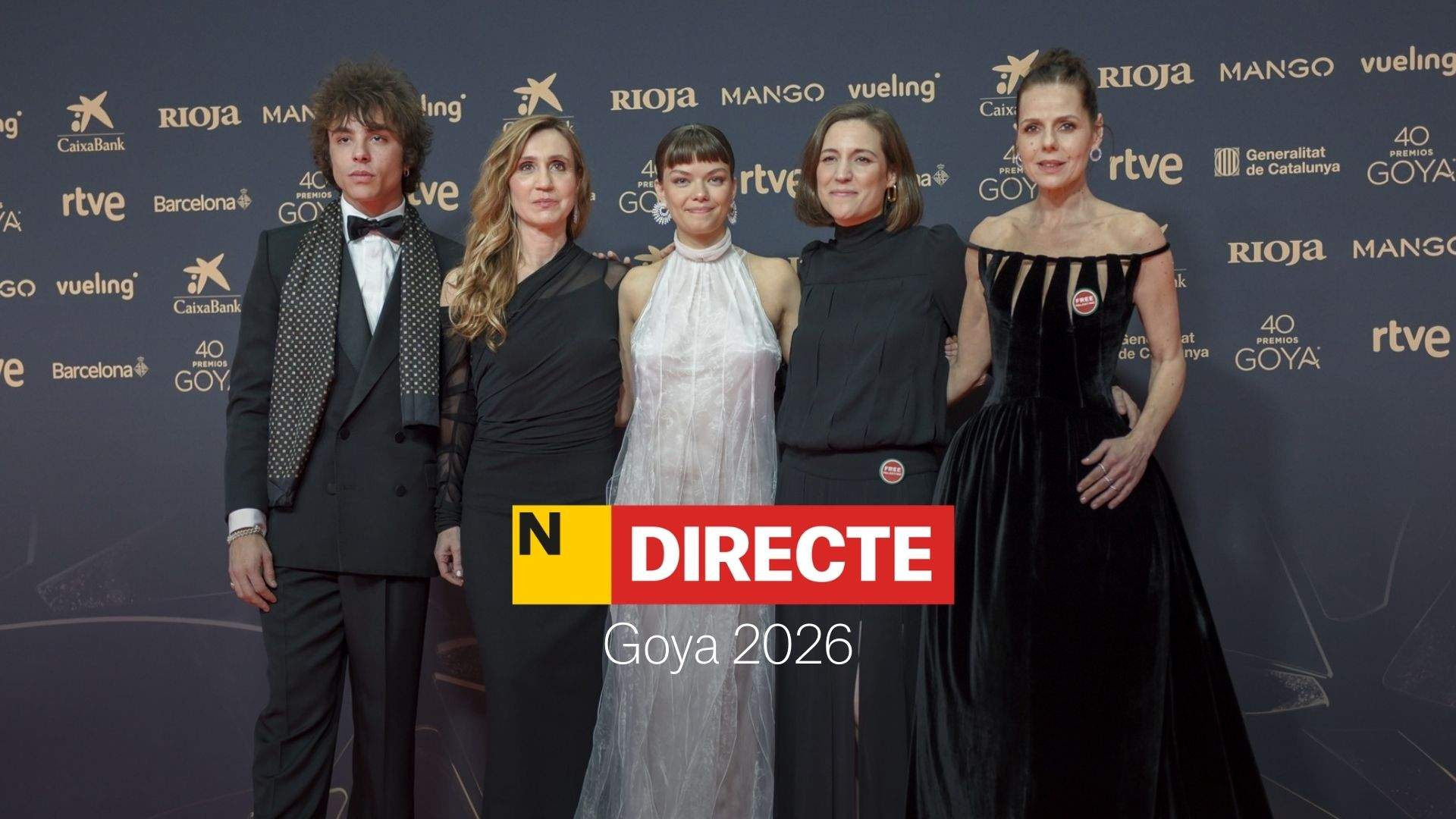 Premis Goya 2026, DIRECTE | Catifa vermella, guanyadors i última hora de la gala a Barcelona