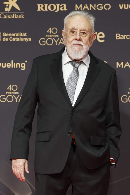 Gonzalo Suárez a la catifa vermella dels Goya 2026 / Gtres