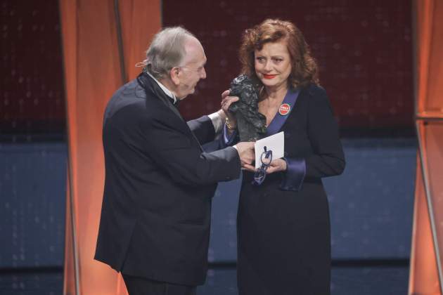 Susan Sarandon amb el premis Goya d'Honor 2026 / Gtres