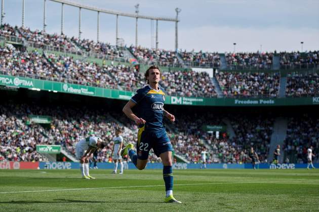 Carlos Romero gol Elche - Espanyol / Foto: Europa Press