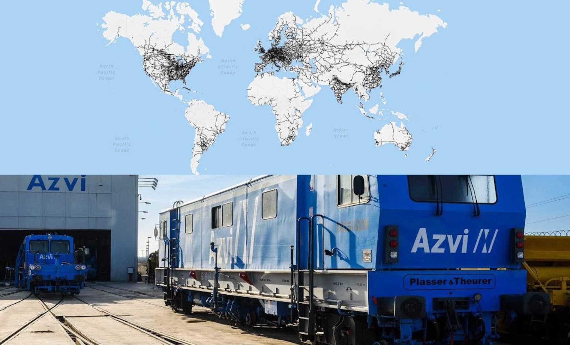 Azvi refuerza su liderazgo en infraestructuras ferroviarias con grandes proyectos en Europa y América