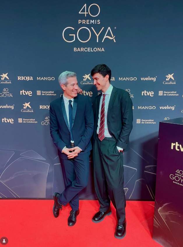 Oriol Nolis i la seva parella Arnald als Goya, Ig Oriol Nolis i la seva parella Arnald als Goya, Ig