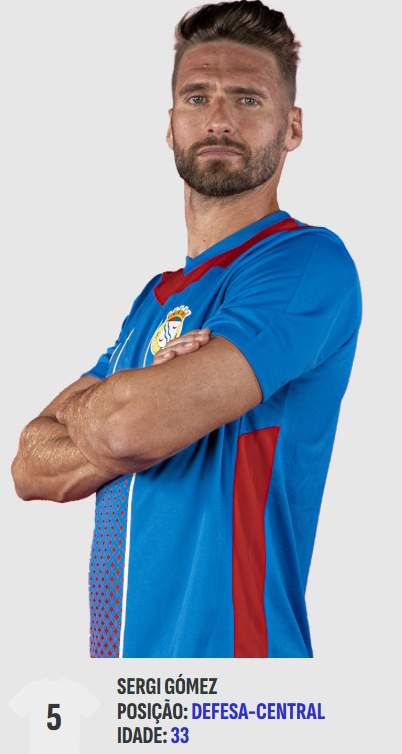 Sergi Gómez, jugador de l'Alverca Sergi Gómez, jugador de l'Alverca