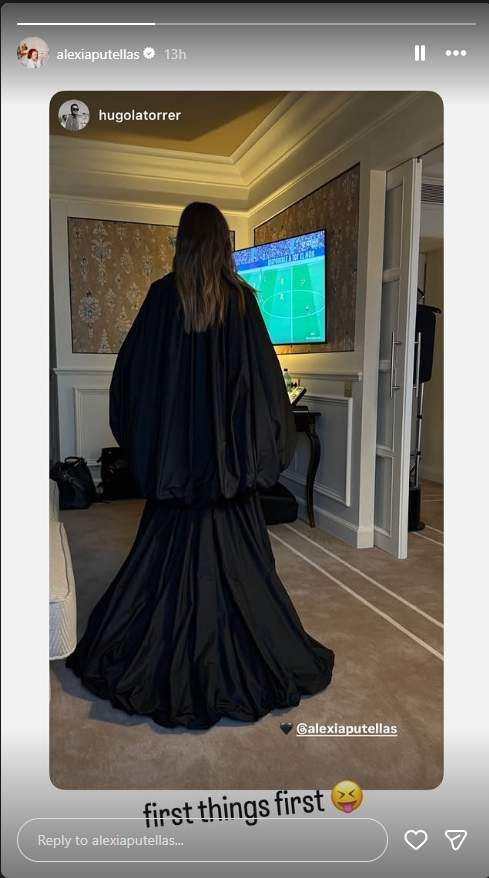 Alexia Putellas mirando el Barça Vila real antes de los Goya 2026 / Instagram