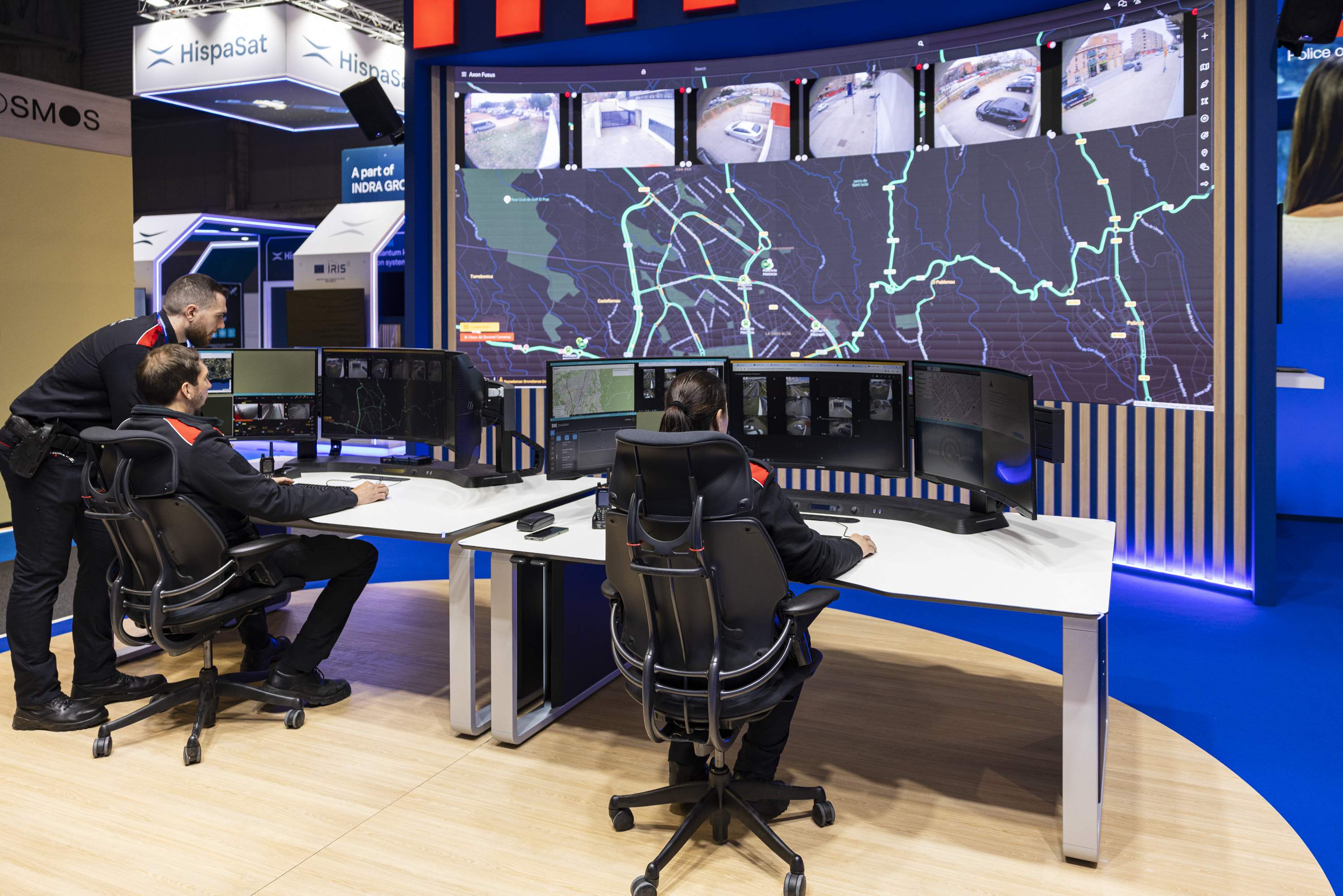 Mossos fa evolucionar les sales de comandament amb una integració total de les imatges en directe