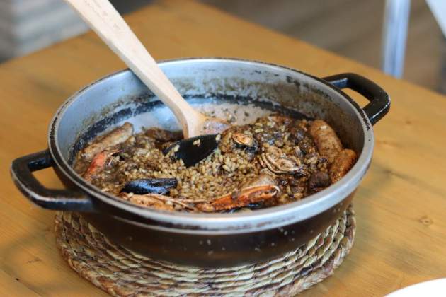 Arroz meloso de Pals del restaurante Can Rubén. / Foto: Jordi Àvila
