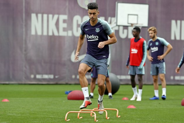 Chumi entrenamiento Barça EFE