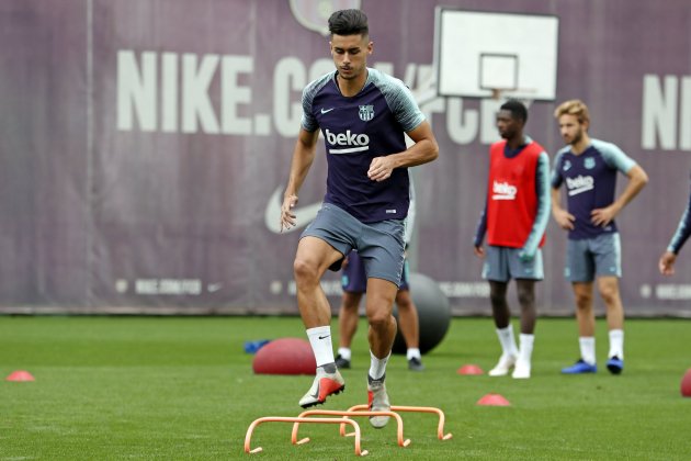 Chumi entrenament Barça EFE Chumi entrenament Barça EFE