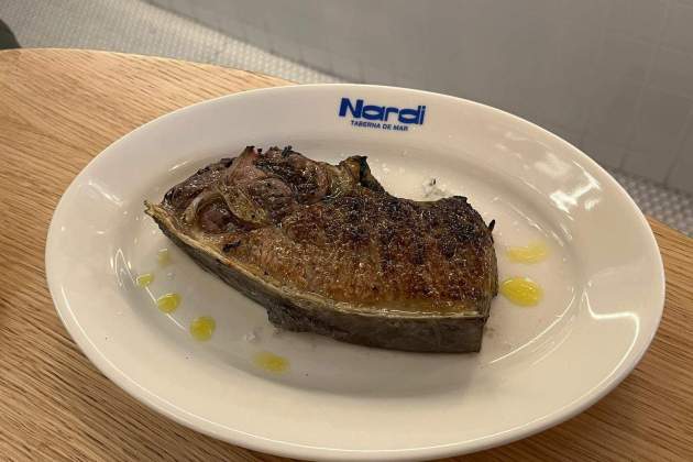 Parpatana de atún de la Taberna Nardi. / Foto: Emma Porta