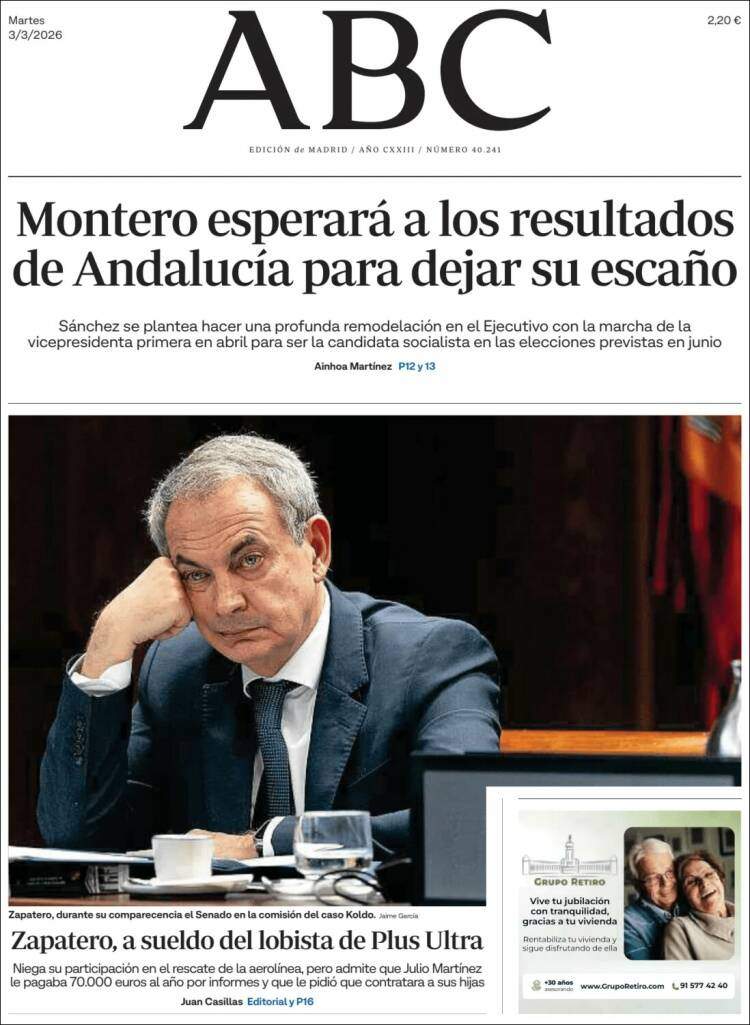 'ABC', 3 de marzo de 2026