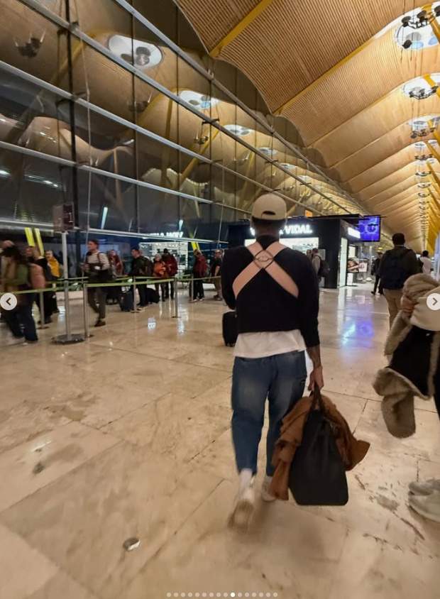 Alves y Julieta en el aeropuerto, Ig Alves y Julieta en el aeropuerto, Ig