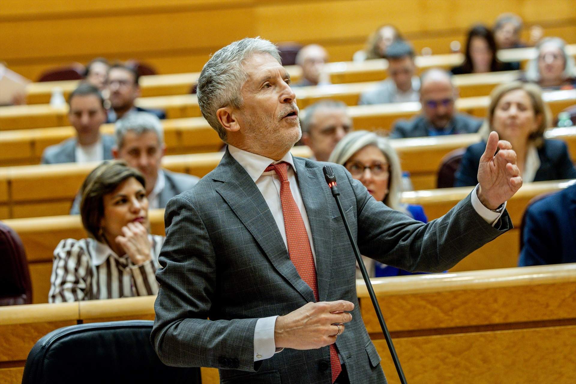 Marlaska llama “niña” e “inmadura” a la portavoz del PP en el Senado: “Estamos dando un espectáculo”