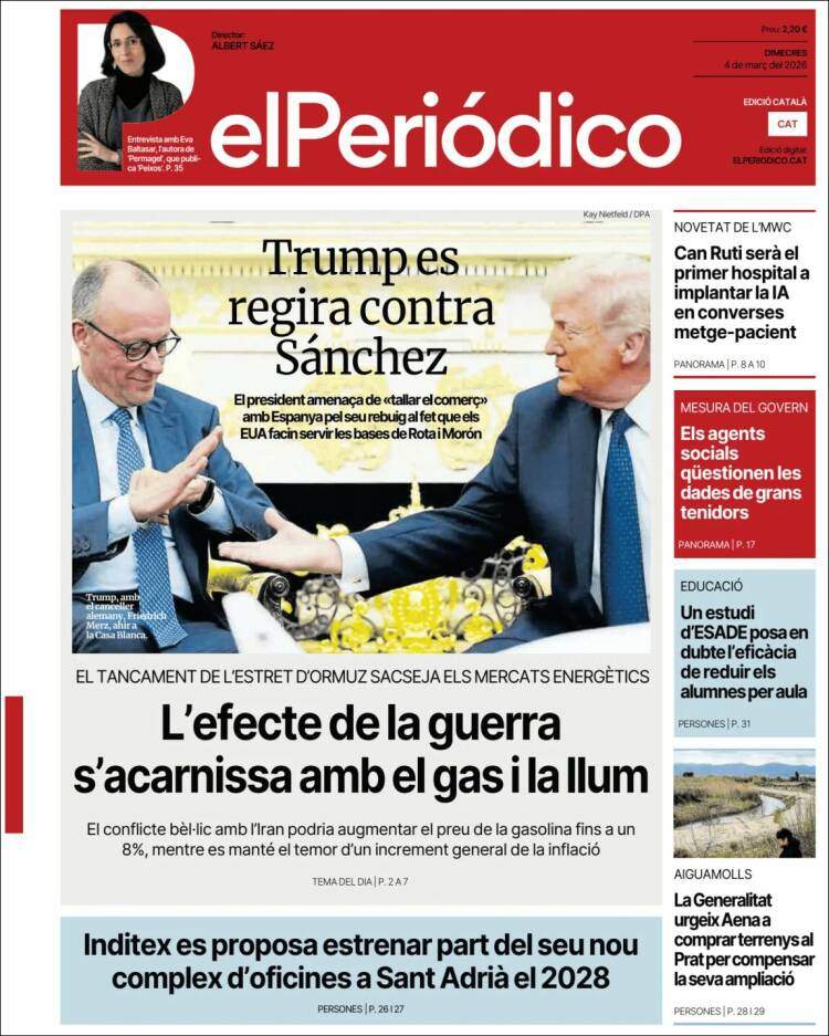 'El Periódico', 4 de març de 2026