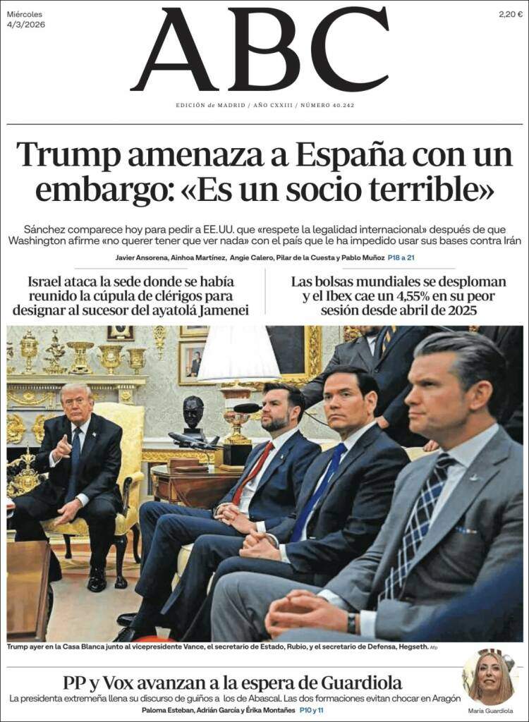 'ABC', 4 de març de 2026