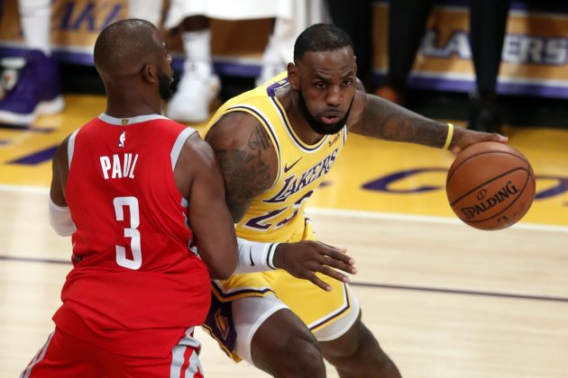 Lebron James Chris Paul Lakers Rockets NBA   EFE