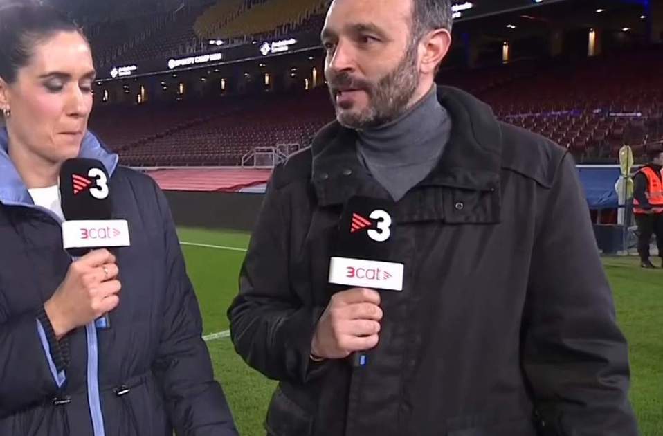 Àlex Castells, narrador del partido TV3