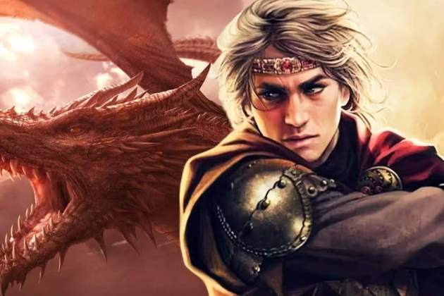 Aegon I y su dragón Balerion