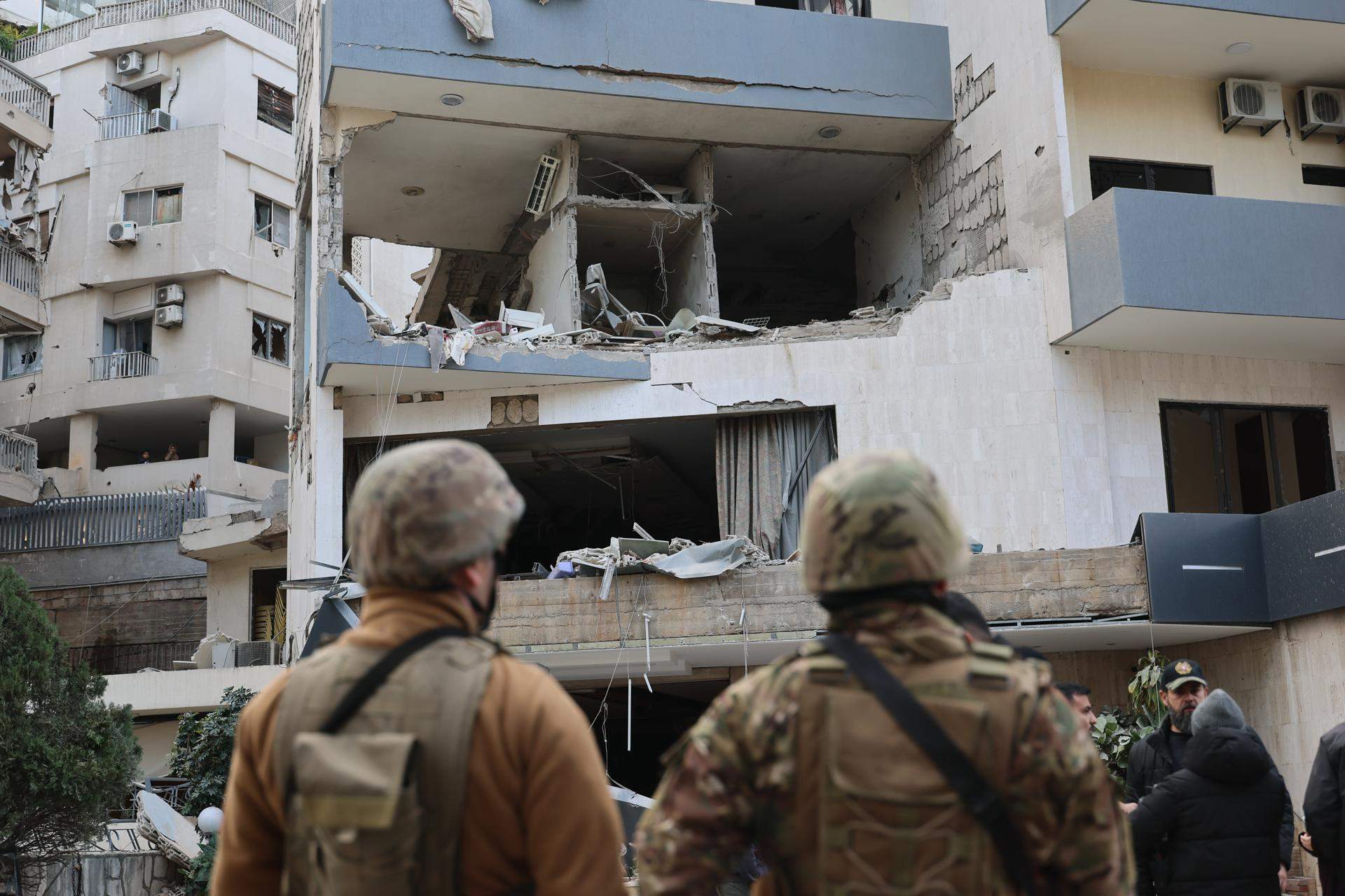 Atacs Israel Liban Beirut Efe