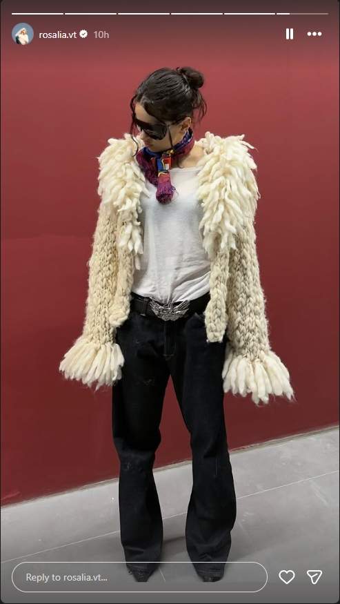 El outfit culer de Rosalía / Instagram