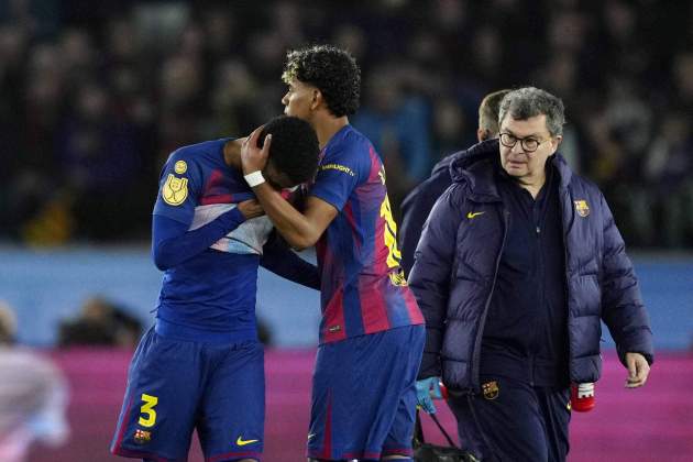 Lesió de Balde durant el Barça - Atlètic de Madrid / Foto: EFE Lesió de Balde durant el Barça - Atlètic de Madrid / Foto: EFE