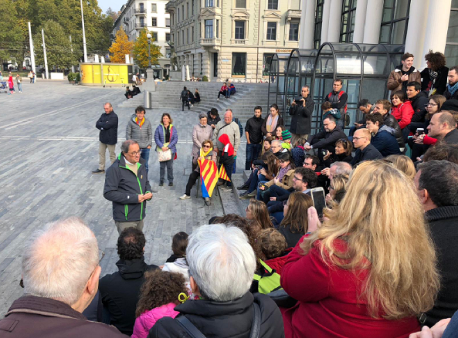 La trobada de Quim Torra amb la colònia catalana a Zuric