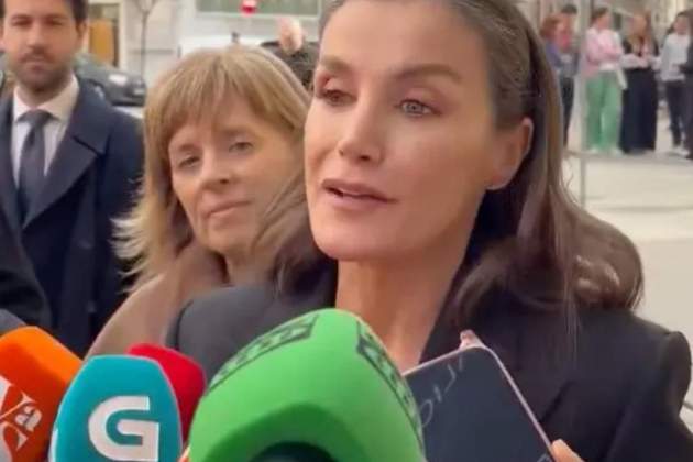 Letícia a la capella ardent per Fernando Ónega Letícia a la capella ardent per Fernando Ónega