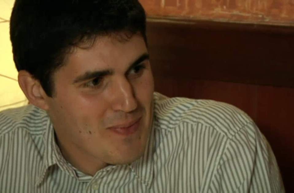 Bernat Monzó cuando tenía 26 años en TV3 Bernat Monzó cuando tenía 26 años en TV3