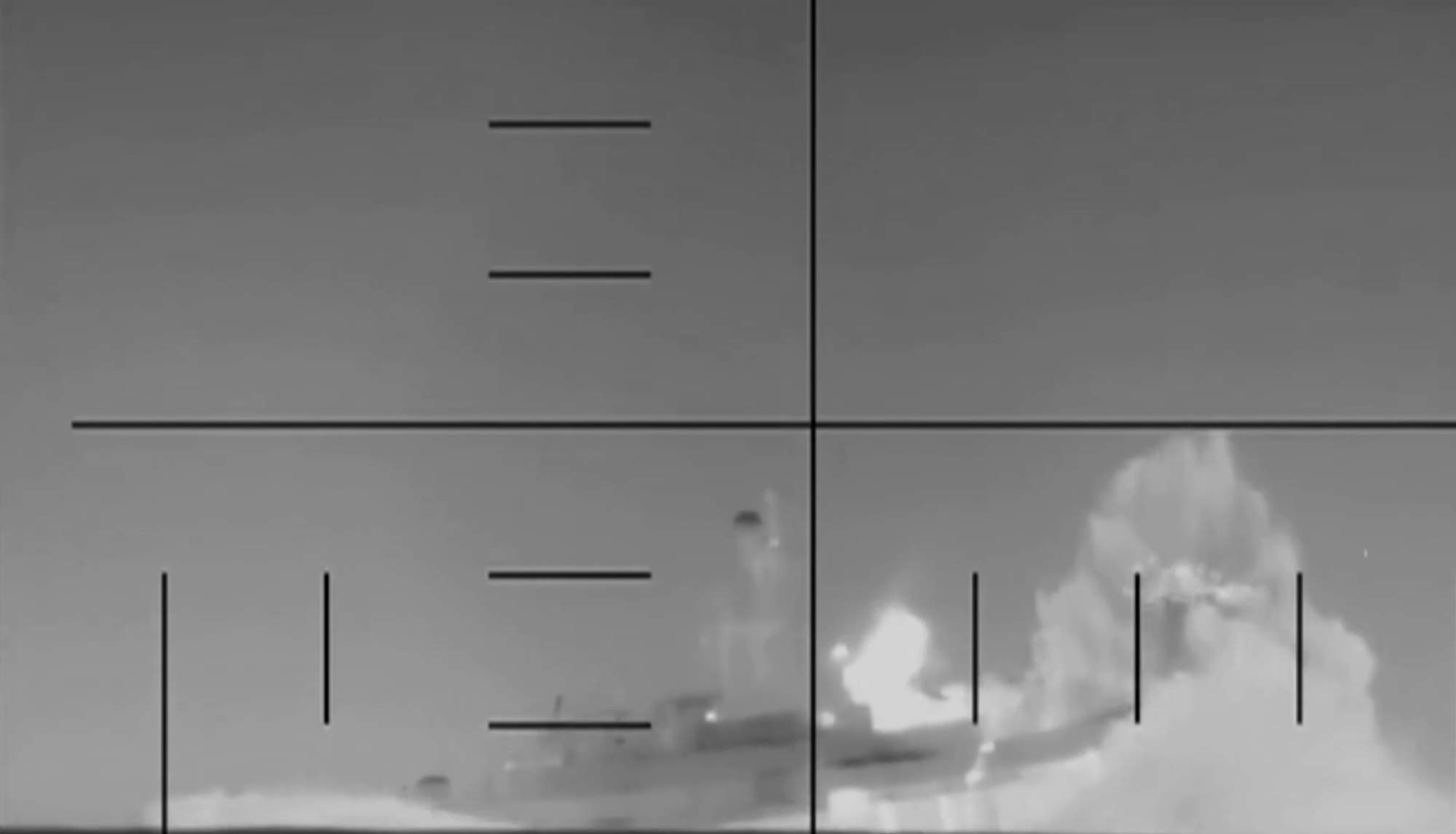 Un submarino de Estados Unidos hunde una fragata de Irán con un torpedo y deja al menos 83 muertos