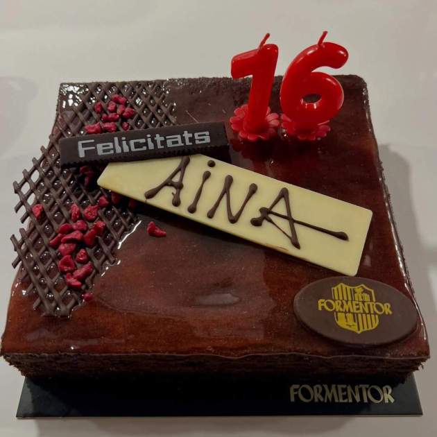 El pastís de l'Aina, filla de Noemí Galera / Instagram El pastís de l'Aina, filla de Noemí Galera / Instagram