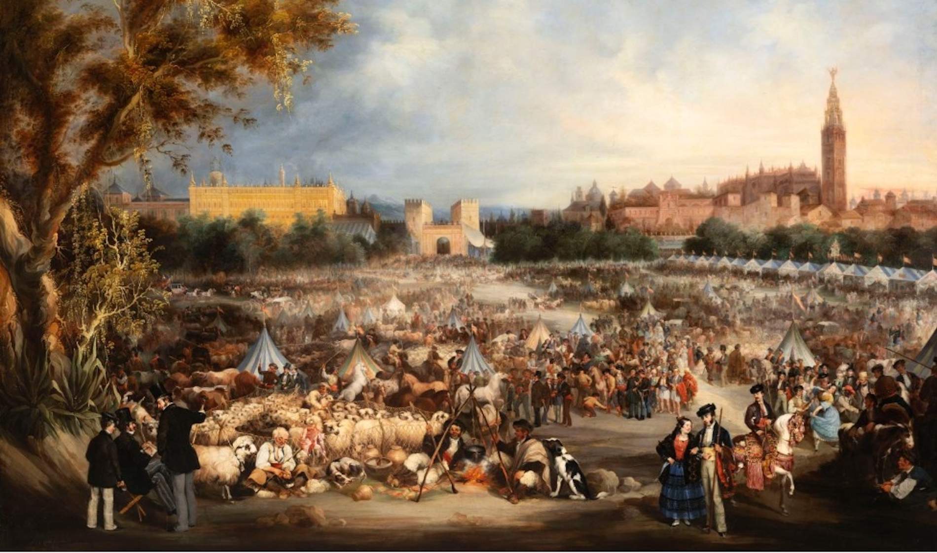 El catalán Bonaplata crea la Feria de Abril sevillana