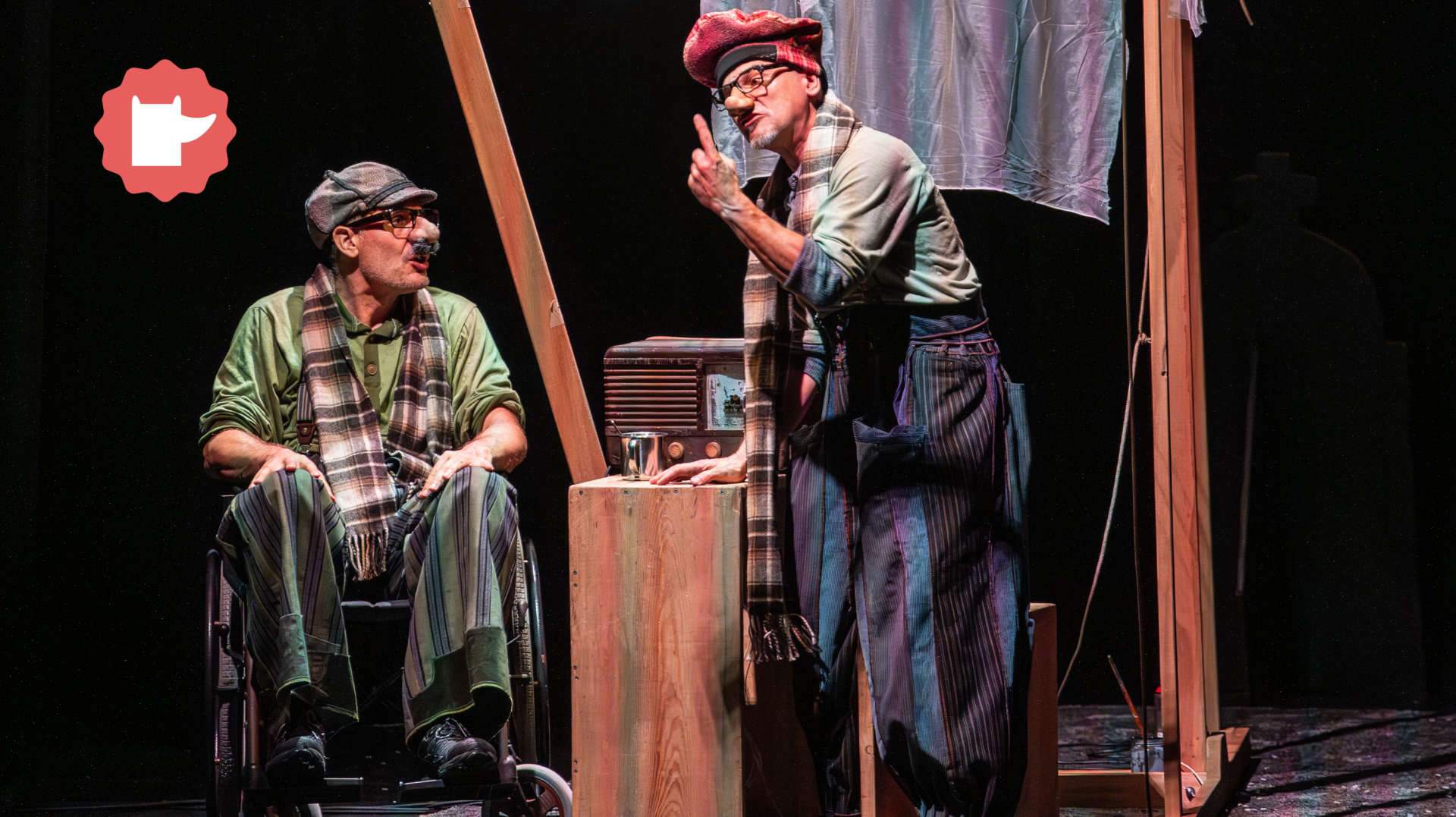 Fantasmas de guerra, Compañía de comediantes La Baldufa