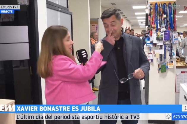 Xavier Bonastre, molt emocionat en el seu adeu 3Cat