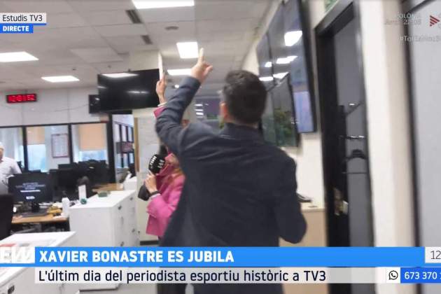El ritual dels que marxen de la redacció d'esports 3Cat