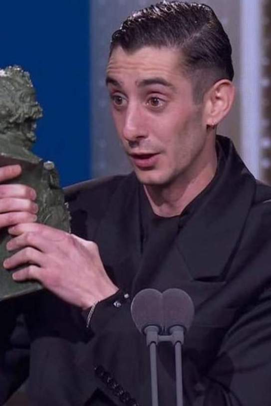 Enric Auquer, després de guanyar el Goya TVE